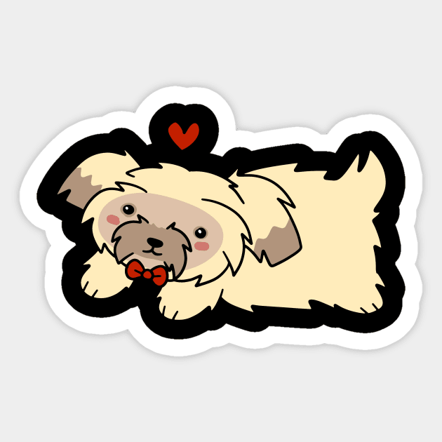 Love Pupper Sticker by saradaboru